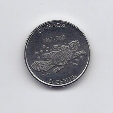 CANADA 5 CENTS 2017 KM # 2291 UNC Living Traditions