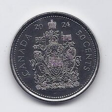 CANADA 50 CENTS 2024 KM # 3339 UNC