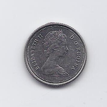 CANADA 10 CENTS 1980 KM # 77 VF 1