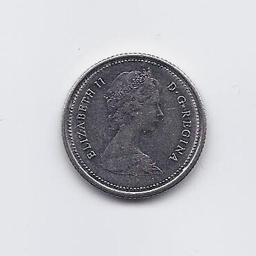 CANADA 10 CENTS 1983 KM # 77 VF/XF 1