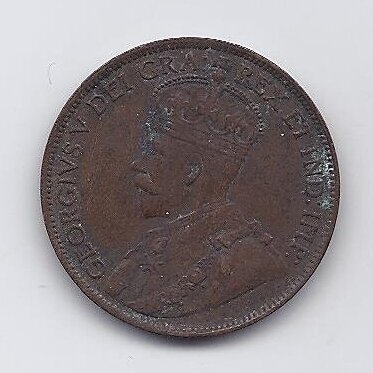 CANADA 1 CENT 1913 KM # 21 VF 1