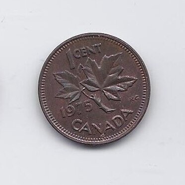 KANADA 1 CENT 1975 KM # 59 VF