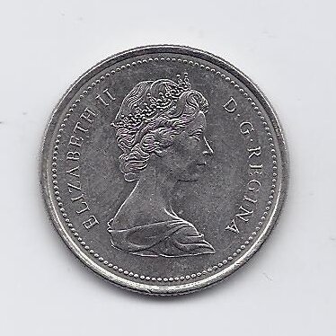 CANADA 25 CENTS 1973 KM # 81 VF 1