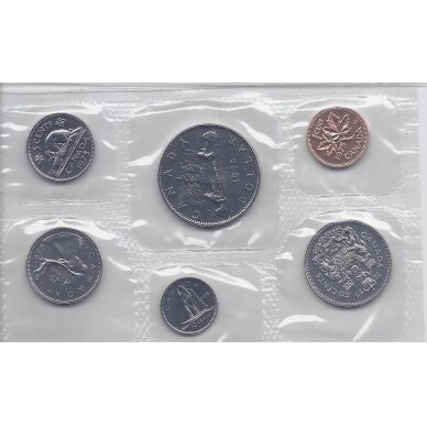 CANADA 1975 official bank coin set