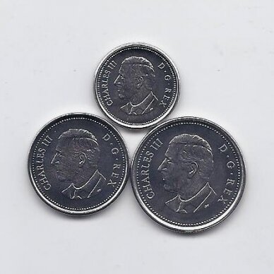 CANADA 2023 3 coins mini set ( Charles III ) 1