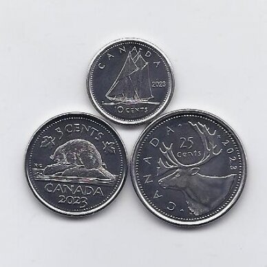 CANADA 2023 3 coins mini set ( Charles III )