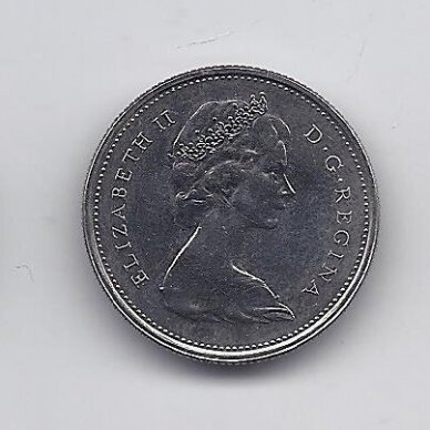 CANADA 25 CENTS 1977 KM # 62b VF 1