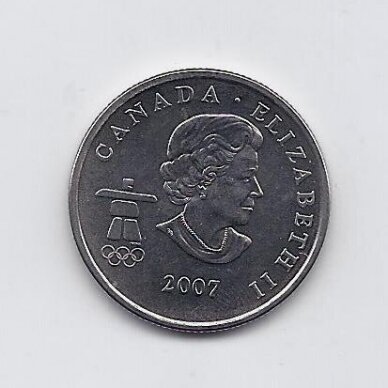 CANADA 25 CENTS 2007 KM # 683 UNC Ice Hockey 1