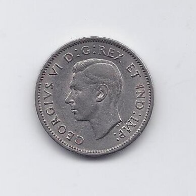 CANADA 5 CENTS 1940 KM # 33 VF 1