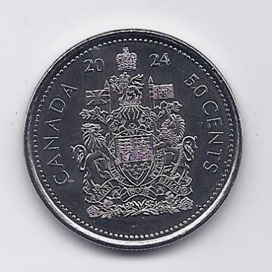 CANADA 50 CENTS 2024 KM # 3339 UNC