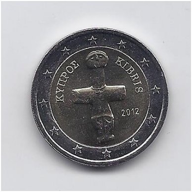 KIPRAS 2 EURO 2012 KM # 85 UNC