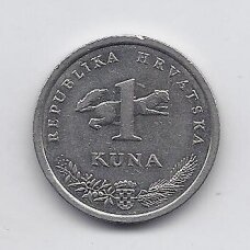 KROATIJA 1 KUNA 1995 KM # 9.1 VF