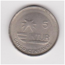 CUBA 5 CENTAVOS 1981 KM # 412.2 VF