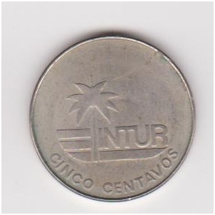 CUBA 5 CENTAVOS 1981 KM # 411 F/VF