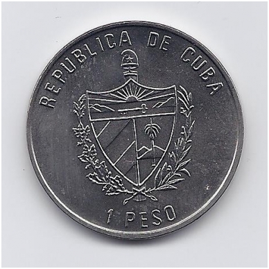 CUBA 1 PESO 1993 KM # 429 UNC Federico Garcia Lorca 1