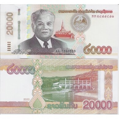 LAOSAS 20 000 KIP 2020 P # new UNC