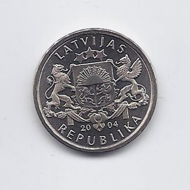 LATVIJA 1 LATS 2004 KM # 61 UNC ES 1