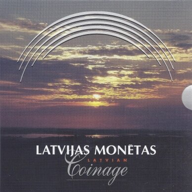 LATVIJA 1992 - 1999 m. Oficialus monetų rinkinys