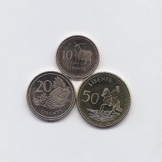 LESOTAS 2018 - 2023 m. 3 monetų rinkinys