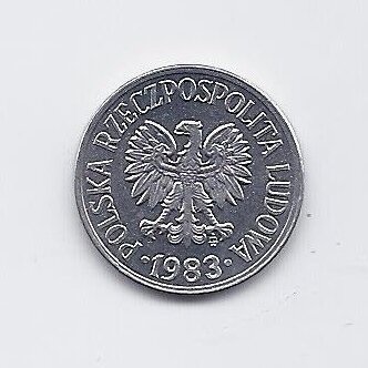 POLAND 10 GROSZY 1983 Y # AA47 UNC 1