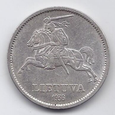 LITHUANIA 10 LITU 1936 KM # 83 VF/XF Vytautas 1