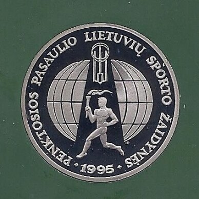 LITHUANIA 10 LITU 1995 KM # 97 PROOF Games