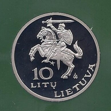 LITHUANIA 10 LITU 1995 KM # 97 PROOF Games 1