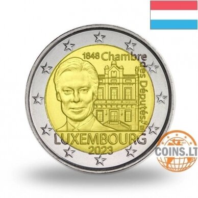 LUXEMBOURG 2 EURO 2023 175th ANNIVERSARY OF THE CONSTITUTION AND THE CHAMBER OF DEPUTIES