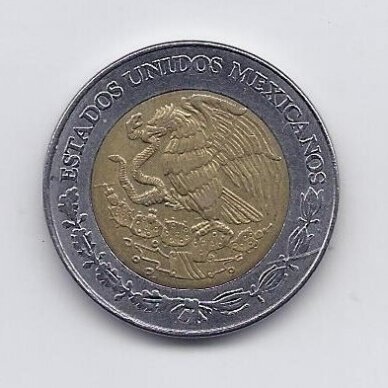 MEKSIKA 5 PESOS 2006 KM # 605 VF 1