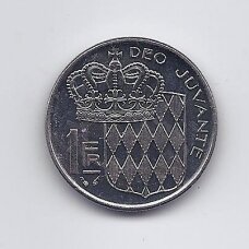 MONACO 1 FRANC 1986 KM # 140 AU