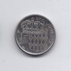 MONACO 1/2 FRANC 1965 KM # 145 VF