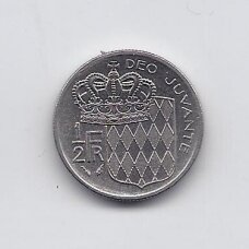 MONACO 1/2 FRANC 1978 KM # 145 XF