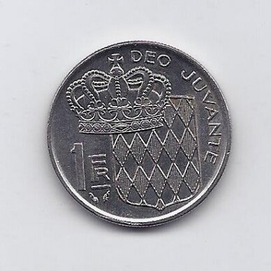 MONACO 1 FRANC 1978 KM # 140 XF