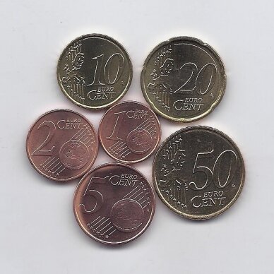 NETHERLANDS 2011 six coins set 1