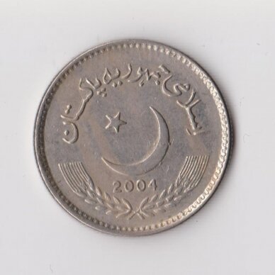 PAKISTANAS 5 RUPEES 2004 KM # 65 VF 1