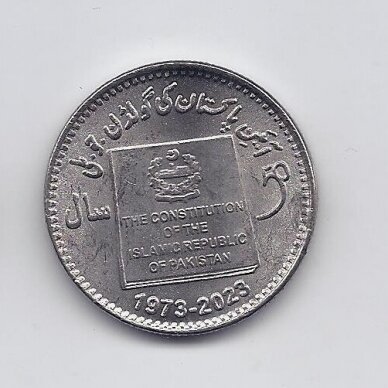 PAKISTANAS 50 RUPEES 2023 KM # 89 AU Konstitucijos jubiliejus