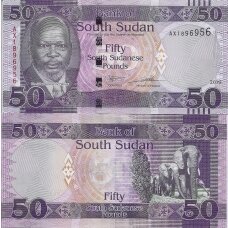 SOUTH SUDAN 50 POUNDS 2019 P # 14d AU