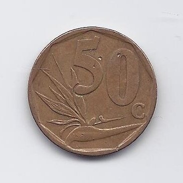 SOUTH AFRICA 50 CENTS 2006 KM # 489 VF