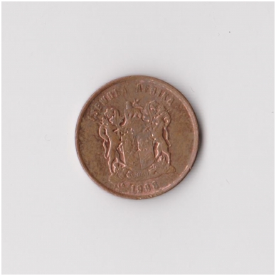 SOUTH AFRICA 1 CENT 1998 KM # 170 XF 1