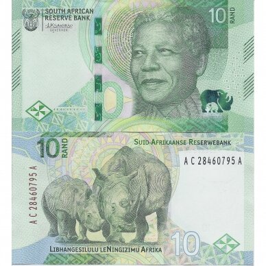 PIETŲ AFRIKA 10 RAND 2023 ND P # new UNC