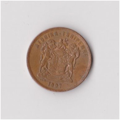 SOUTH AFRICA 2 CENTS 1997 KM # 159 XF 1