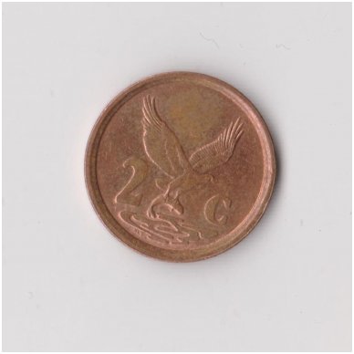 SOUTH AFRICA 2 CENTS 1997 KM # 159 XF