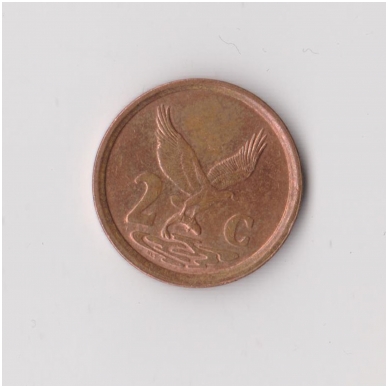 SOUTH AFRICA 2 CENTS 1998 KM # 159 XF