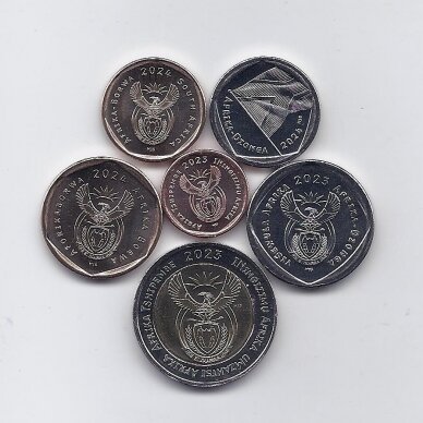 SOUTH AFRICA 2023 - 2024 6 coins set 1