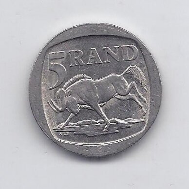 SOUTH AFRICA 5 RAND 1995 KM # 140 XF