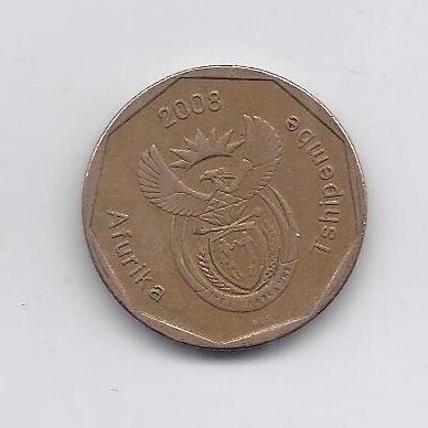 PIETŲ AFRIKA 50 CENTS 2008 KM # 443 VF 1