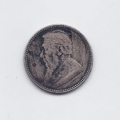 SOUTH AFRICA 6 PENCE 1896 KM # 4 F 1