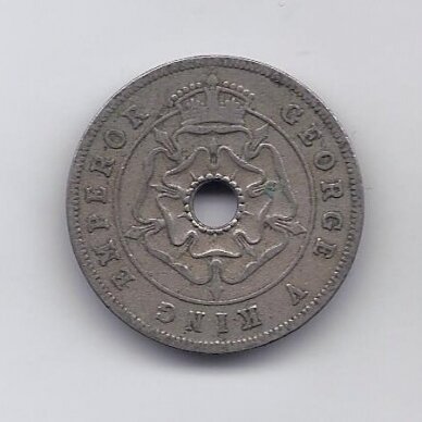 SOUTHERN RHODESIA 1 PENNY 1935 KM # 7 VF 1