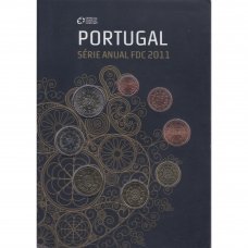 PORTUGAL 2011 OFFICIAL EURO COINS SET IN A COINCARD