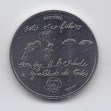 PORTUGAL 5 EURO 2017 KM # 877 UNC The youth and the future